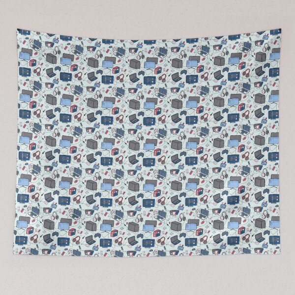 Item preview, Blue Gaming Pattern designed and sold by Leekappart.