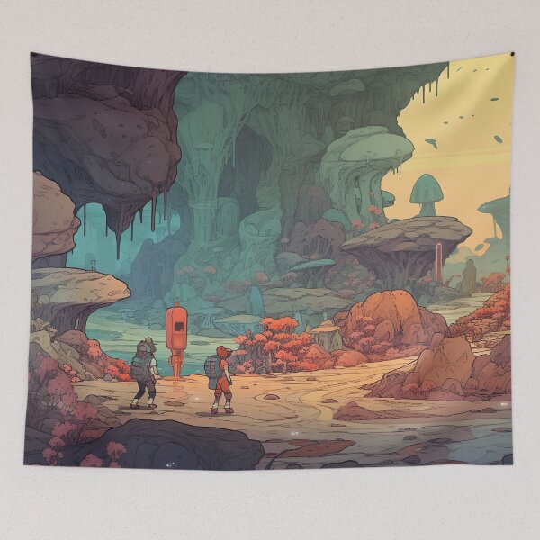 Item preview, Exotic Discoveries on Colonized Planet designed and sold by PrintCove.