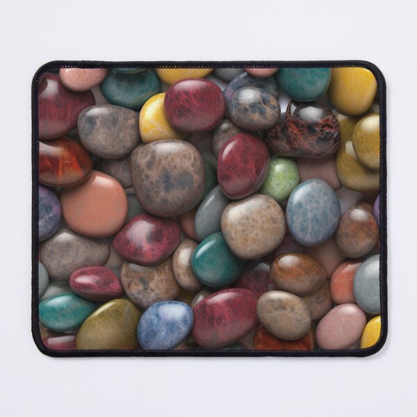 Item preview, Seamless Texture of Rounded Multi-colored colorful marble Stones designed and sold by SvarunPogani.