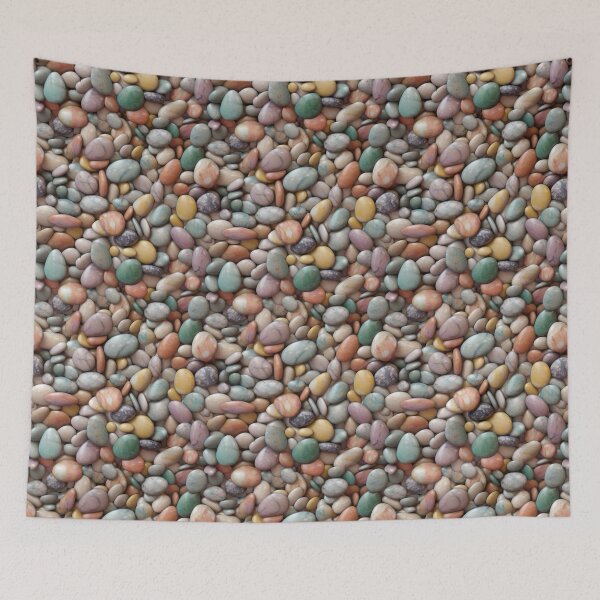 Item preview, Seamless Texture of Rounded Multi-colored colorful marble Stones designed and sold by SvarunPogani.