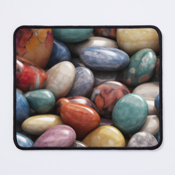 Item preview, Seamless Texture of Rounded Multi-colored colorful marble Stones designed and sold by SvarunPogani.