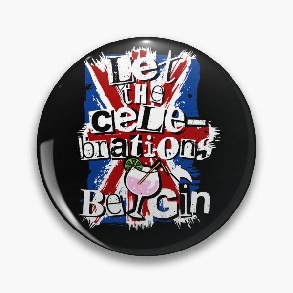 Item preview, Let The Celebrations Be Gin King Charles Coronation Party designed and sold by Nerd Shizzle.