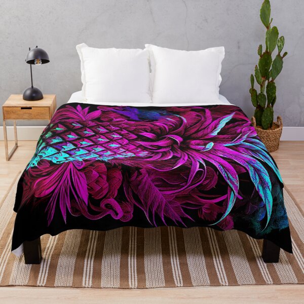 Item preview, Colorful Floral Pineapple designed and sold by MindWave THC.
