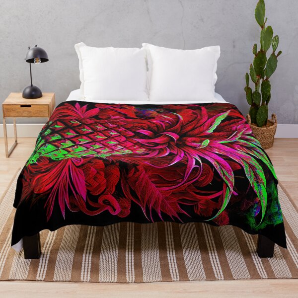 Item preview, Colorful Floral Pineapple designed and sold by MindWave THC.