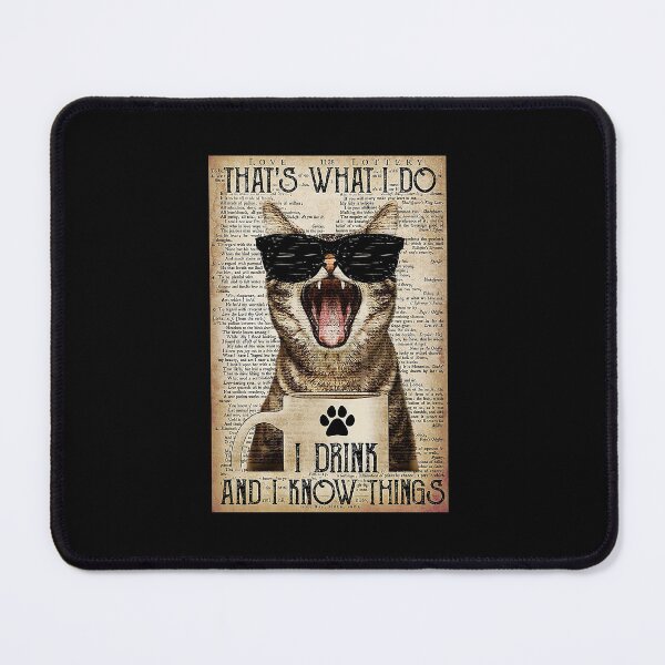 Item preview, That's What I Do I Drink Coffee - Funny Cat designed and sold by Delmonico2022.