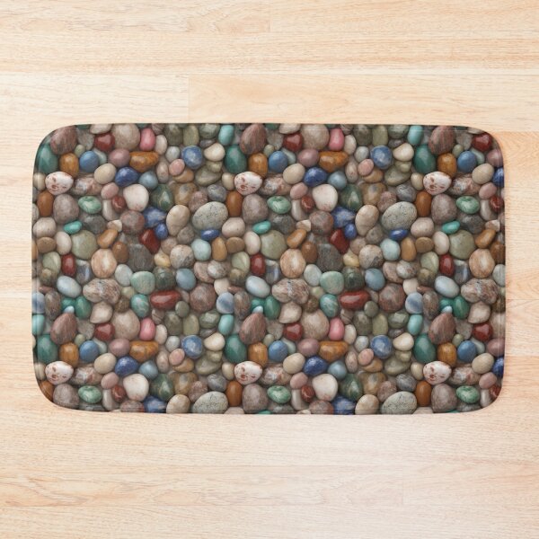 Item preview, Seamless Texture of Rounded Multi-colored colorful marble Stones designed and sold by SvarunPogani.