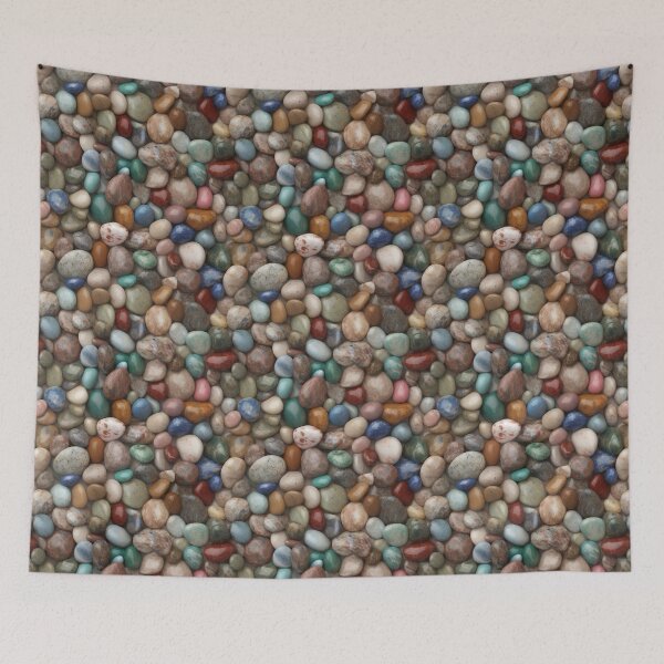 Item preview, Seamless Texture of Rounded Multi-colored colorful marble Stones designed and sold by SvarunPogani.