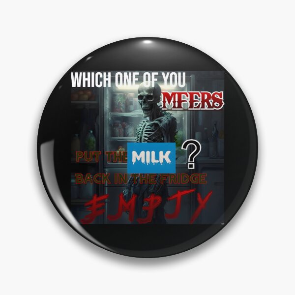 Item preview, WHO PUT THE EMPTY MILK BACK IN THE FRIDGE designed and sold by BiggieRiggie.