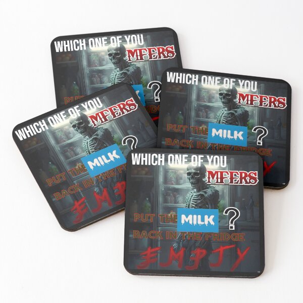 Item preview, WHO PUT THE EMPTY MILK BACK IN THE FRIDGE designed and sold by BiggieRiggie.
