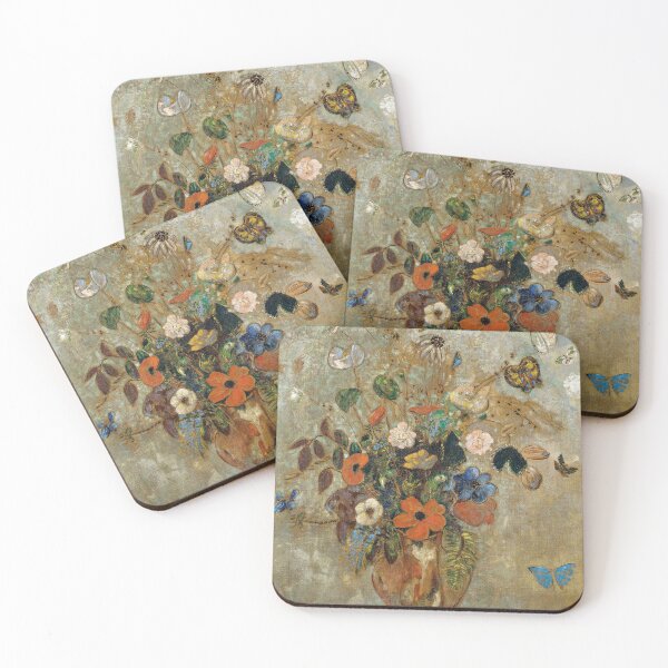 Item preview, Still Life with Flowers (1905) by Odilon Redon designed and sold by BossyCatHome.