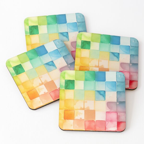 Item preview, Abstract Block Wash Watercolor Art designed and sold by Etienne & Yolandi  Outram.
