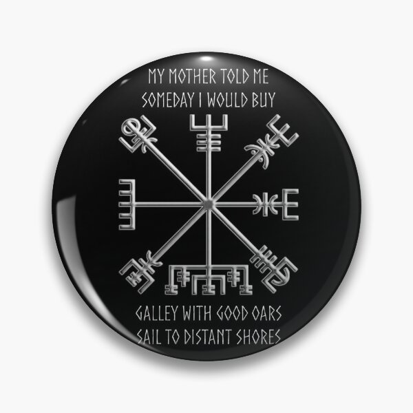 Item preview, Nordic Compass - Vegvisir #2 designed and sold by MindAsylum.
