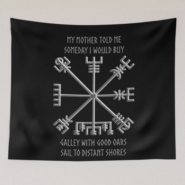 Item preview, Nordic Compass - Vegvisir #2 designed and sold by MindAsylum.