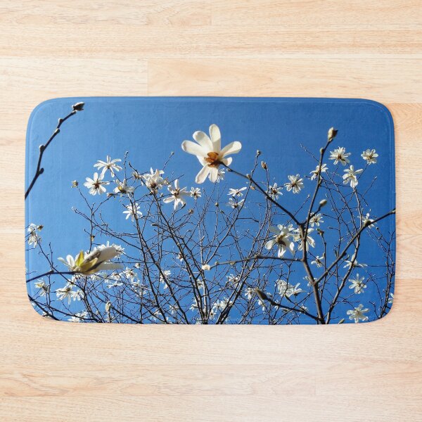 Item preview, Happy spring white magnolias original artwork designed and sold by paragonDesign28.
