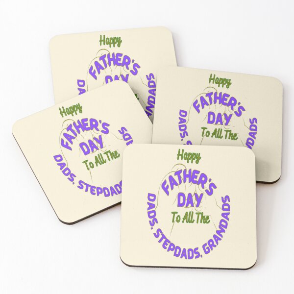 Item preview, Happy Fathers Day 2, Best Buddy Dad, Best Mentor Dad, Super Stepdad Fathers Day designed and sold by Adri Barnard.