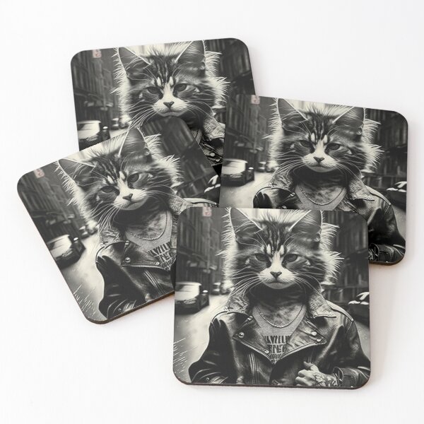 Item preview, nyc street cat homeless designed and sold by chicagocat80s.