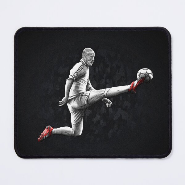 Item preview, Zinedine Zidane - Real Madrid Football Artwork designed and sold by barrymasterson.