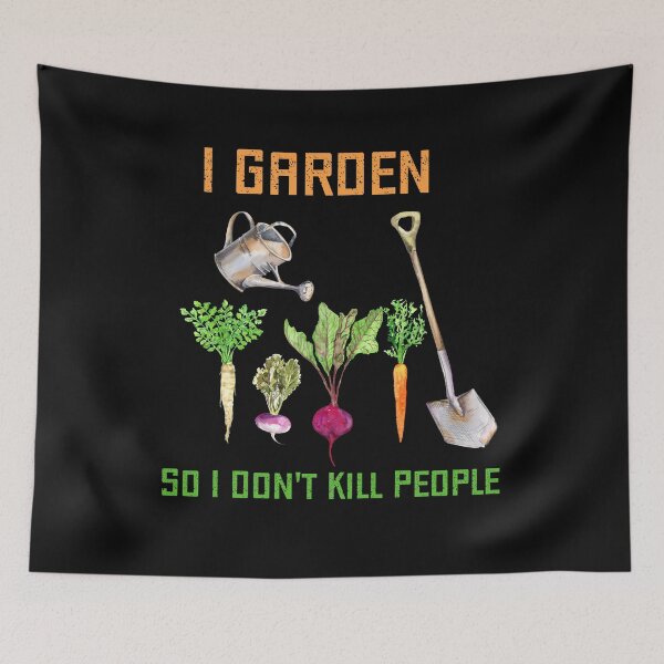Item preview, I Garden So I Don't Kill People, Gift for a garden lover designed and sold by RaspberryEM.