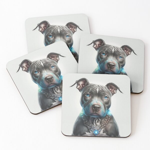 Item preview, Staffy With Blue Eyes designed and sold by Nocturne  Paws.