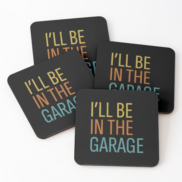 Item preview, I’ll Be In The Garage Dad Joke In Retro Colors Style designed and sold by bolkibox.