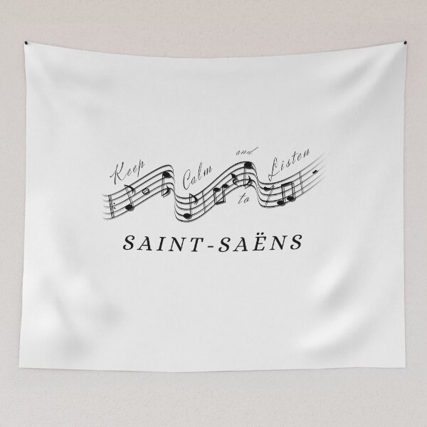 Item preview, Camille Saint-Saëns - Keep calm and listen to - Best Classical Music Composer designed and sold by Vintage-TM.