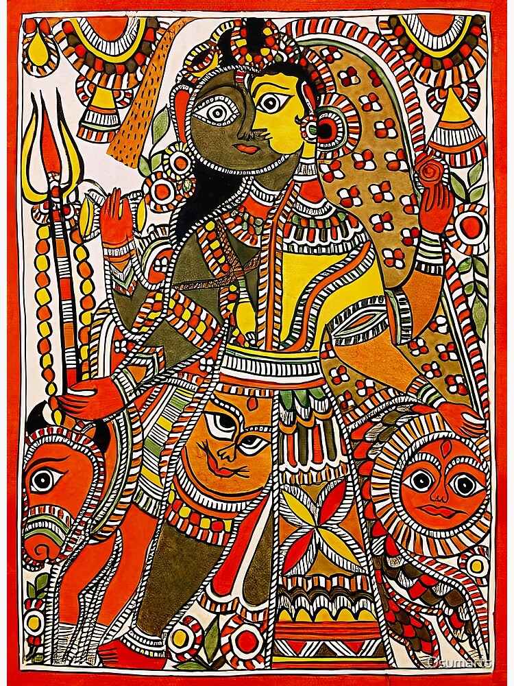 Lord Krishana Painting || Indian Folk Art with Poster color || easy step  @pallavidrawing - YouTube