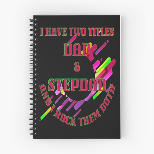 Item preview, Two Titles and Rocking them Both, Best Buddy Dad, Best Mentor Dad, Super Stepdad Fathers Day designed and sold by Adri Barnard.