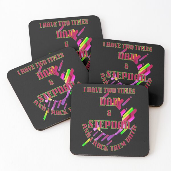 Item preview, Two Titles and Rocking them Both, Best Buddy Dad, Best Mentor Dad, Super Stepdad Fathers Day designed and sold by Adri Barnard.