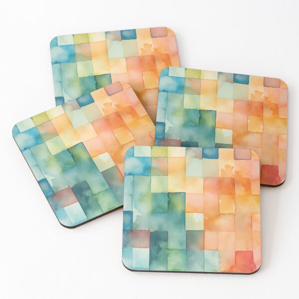 Item preview, Abstract Block Wash Watercolor Art designed and sold by Etienne & Yolandi  Outram.