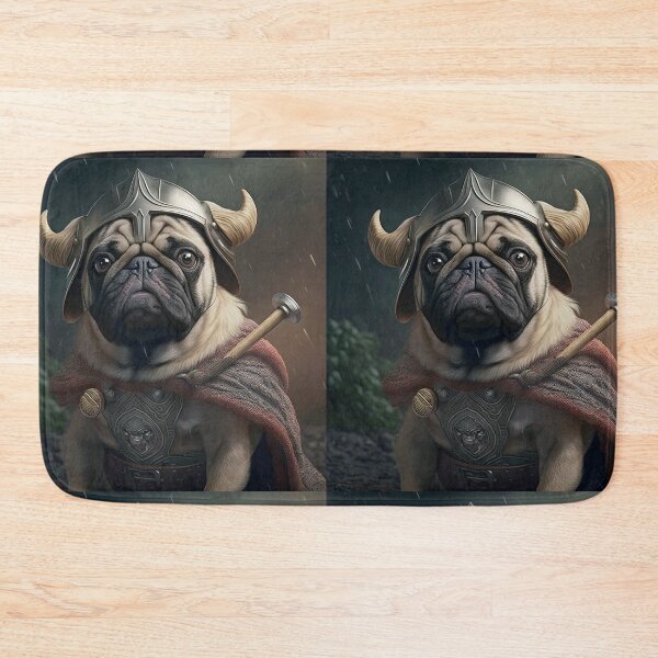 Item preview, Pugtastic Journey: Pug Thor - Calm Before The Storm designed and sold by ShoppingWarrior.