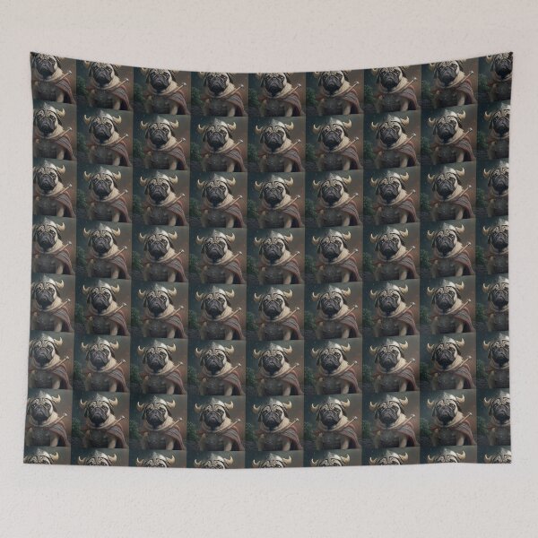 Item preview, Pugtastic Journey: Pug Thor - Calm Before The Storm designed and sold by ShoppingWarrior.
