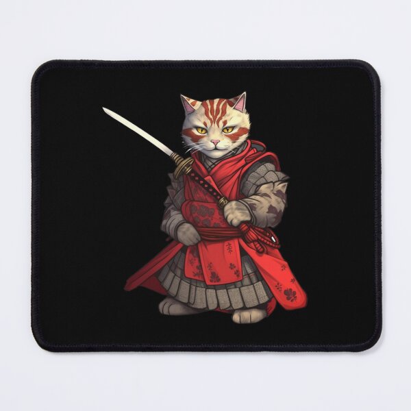 Item preview, Japanese Samurai Cat | Neko Anime Manga designed and sold by JFFStore.
