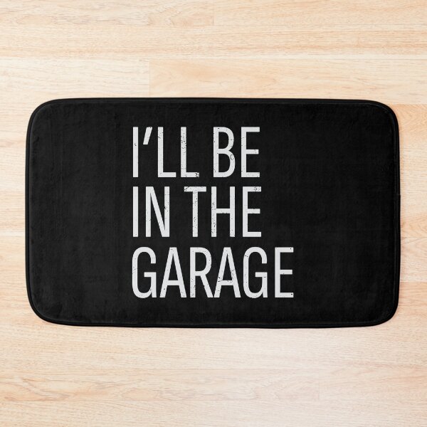 Item preview, I’ll Be In The Garage Dad Joke In White Retro Style designed and sold by bolkibox.