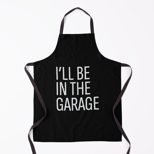 Item preview, I’ll Be In The Garage Dad Joke In White Retro Style designed and sold by bolkibox.