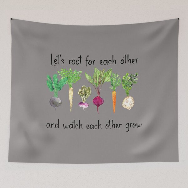 Item preview, Let's root for each other and watch each other grow, Green Thumb Spring Plant Lady, Gift for a garden lover designed and sold by RaspberryEM.