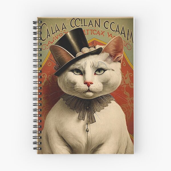 Item preview, vintage white female fat cat designed and sold by chicagocat80s.