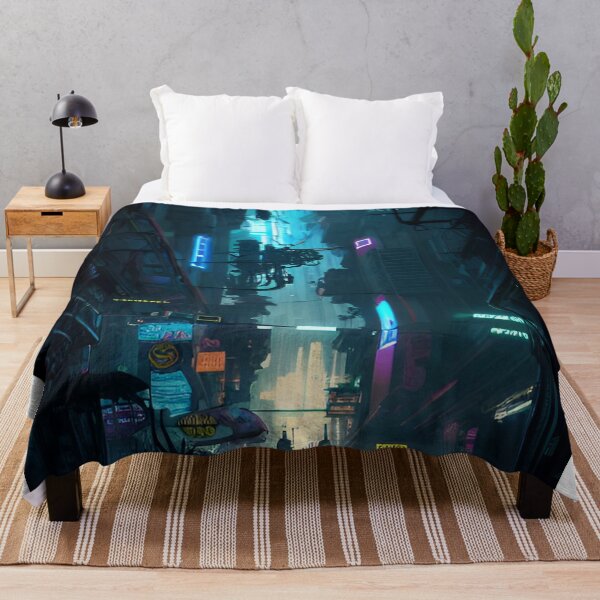 Item preview, Narrow Dark Streets - Cyber City Scene designed and sold by Delerat7.