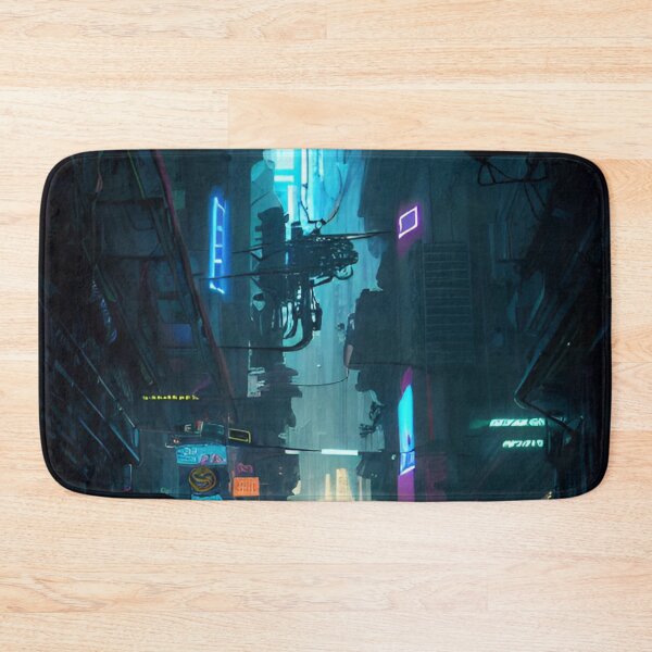 Item preview, Narrow Dark Streets - Cyber City Scene designed and sold by Delerat7.