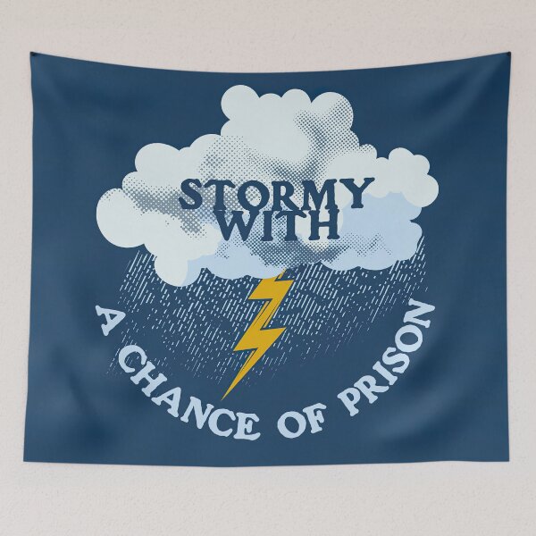 Item preview, Stormy ( daniels ) with a chance of prison designed and sold by Printellarium.