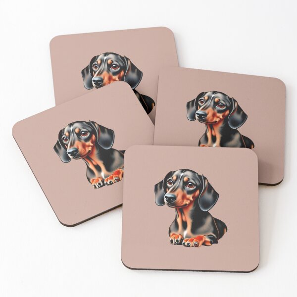 Item preview, Cute  dachshund dog character designed and sold by LindaCooke.