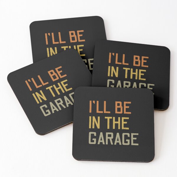Item preview, I’ll Be In The Garage Retro Colors Dad Joke designed and sold by bolkibox.