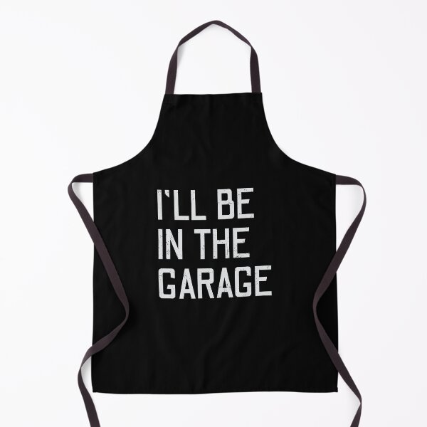 Item preview, I’ll Be In The Garage Retro White Color Dad Joke designed and sold by bolkibox.