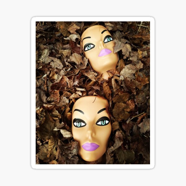 Faces In the Forest Sticker
