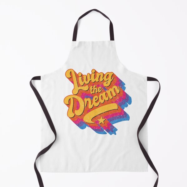 Item preview, Living the Dream big funky words colourful designed and sold by boec gear.