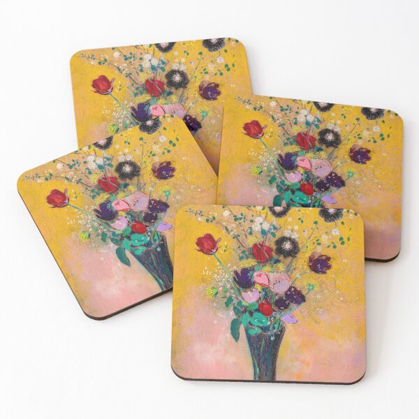 Item preview, Vase of Flowers (1916) by Odilon Redon designed and sold by BossyCatHome.
