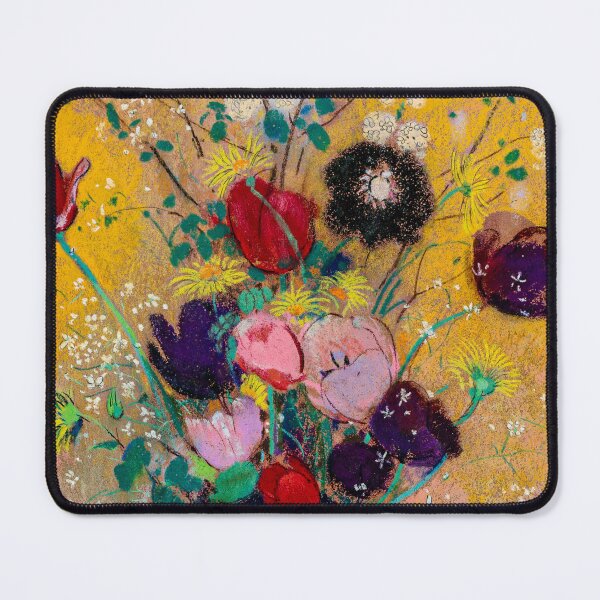 Item preview, Vase of Flowers (1916) by Odilon Redon designed and sold by BossyCatHome.