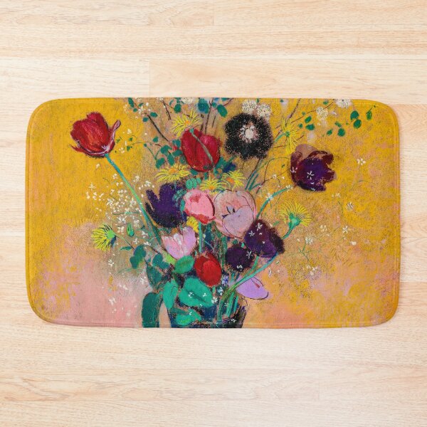 Item preview, Vase of Flowers (1916) by Odilon Redon designed and sold by BossyCatHome.