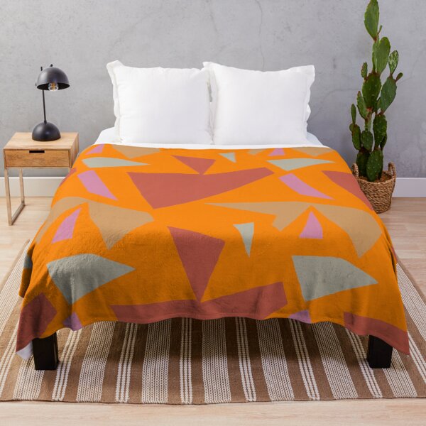Item preview, Orange tangerine abstract contemporary art design designed and sold by ankka.
