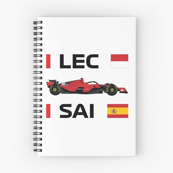 Item preview, Scuderia Ferrari F1 Team 2023 Charles Leclerc and Carlos Sainz SF23 designed and sold by FormulaGTee1.