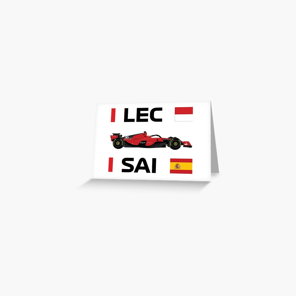 Scuderia Ferrari F1 Team 2023 Charles Leclerc and Carlos Sainz SF23  Sticker for Sale by FormulaGTee1